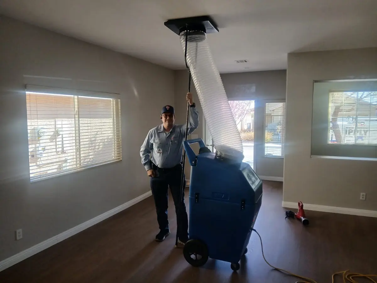 Professional Dryer Vent Cleaning work inside a New Square home